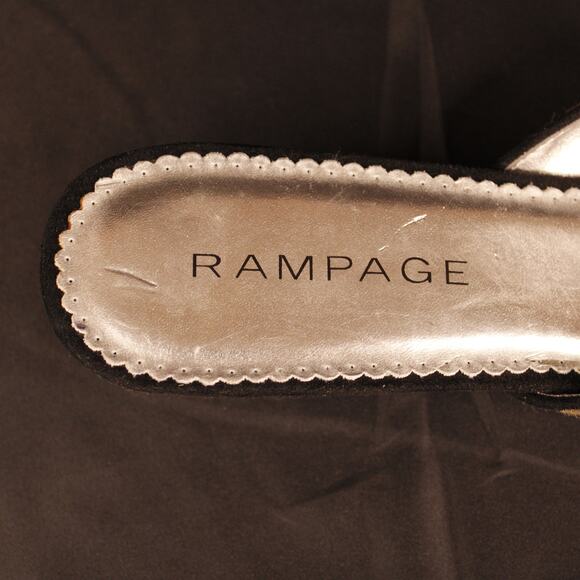 Leopard Print Heels Women's Size 9.5 M RAMPAGE Trix Slip on Kitten Heel Shoes - Picture 5 of 10